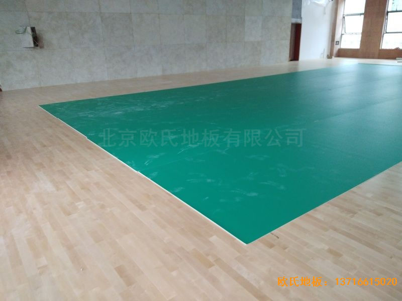 遵義仁懷市茅臺(tái)文體中心體育木地板鋪設(shè)案例